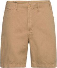 8.5-Inch Classic Fit Cotton-Linen Short Bottoms Shorts Chinos Shorts Beige Polo Ralph Lauren