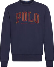 The Rl Fleece Logo Sweatshirt Tops Sweatshirts & Hoodies Sweatshirts Navy Polo Ralph Lauren