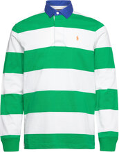 Classic Fit Striped Jersey Rugby Shirt Tops Polos Long-sleeved Green Polo Ralph Lauren