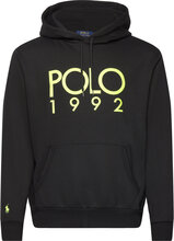 Polo 1992 Fleece Hoodie Tops Sweatshirts & Hoodies Hoodies Black Polo Ralph Lauren
