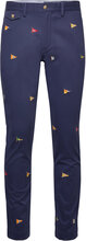 Stretch Slim Fit Embroidered Pant Bottoms Trousers Chinos Navy Polo Ralph Lauren