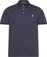 Custom Slim Dot Soft Cotton Polo Shirt Tops Polos Short-sleeved Navy Polo Ralph Lauren