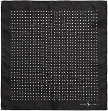 Polka-Dot Silk Pocket Square Bröstnäsduk Black Polo Ralph Lauren