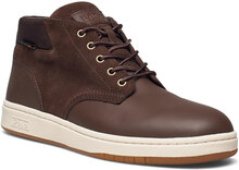 Waterproof Leather-Suede Sneaker Boot Höga Sneakers Brown Polo Ralph Lauren