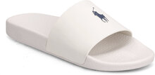 Signature Pony Camo Slide Shoes Summer Shoes Sandals Pool Sliders White Polo Ralph Lauren