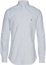 Slim Fit Oxford Shirt Tops Shirts Business Blue Polo Ralph Lauren