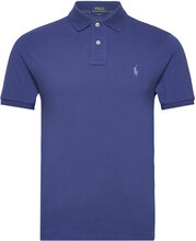 Slim Fit Mesh Polo Shirt Designers Knitwear Short Sleeve Knitted Polos Blue Polo Ralph Lauren