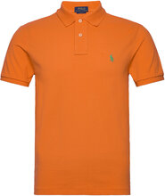 Slim Fit Mesh Polo Shirt Designers Knitwear Short Sleeve Knitted Polos Orange Polo Ralph Lauren