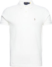 Slim Fit Mesh Polo Shirt Designers Knitwear Short Sleeve Knitted Polos White Polo Ralph Lauren