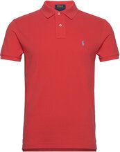 Slim Fit Mesh Polo Shirt Designers Knitwear Short Sleeve Knitted Polos Red Polo Ralph Lauren