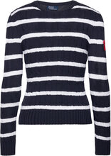 Anchor-Motif Cable Cotton Sweater Tops Knitwear Jumpers Navy Polo Ralph Lauren