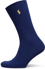 Cotton-Blend Crew Socks Underwear Socks Regular Socks Blue Polo Ralph Lauren Underwear