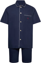 Striped Cotton Pajama Set Pyjamas Nattøj Navy Polo Ralph Lauren Underwear