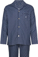 Plaid Flannel Pajama Set Pyjamas Nattøj Navy Polo Ralph Lauren Underwear