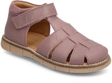 Classic™ Velcro Sandal Shoes Summer Shoes Sandals Purple Pom Pom