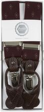 Pattern Suspenders Accessories Suspenders Burgunder Portia 1924*Betinget Tilbud