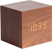 Alarm Clock Mini Cube Home Decoration Watches Alarm Clocks Brown KARLSSON
