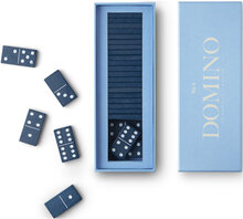 Classic - Domino Home Decoration Puzzles & Games Games Blå PRINTWORKS*Betinget Tilbud