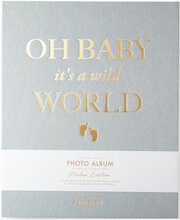 Photo Album - Baby Its A Wild World Home Decoration Photo Albums Multi/mønstret PRINTWORKS*Betinget Tilbud