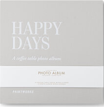 Photo Album - Happy Days Home Decoration Photo Albums Beige PRINTWORKS*Betinget Tilbud