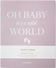 Photo Album - Baby It's A Wild World Home Decoration Photo Albums Pink PRINTWORKS