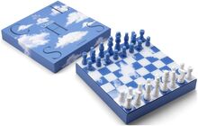 Classic - Art Of Chess, Clouds Home Decoration Puzzles & Games Games Blå PRINTWORKS*Betinget Tilbud