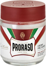 Proraso Pre-Shave Cream Nourishing Sandalwood And Shea Butter 100 Ml Beauty MEN Shaving Products Shaving Gel Nude Proraso*Betinget Tilbud