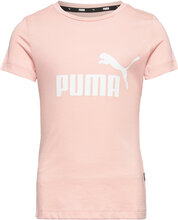 Ess Logo Tee G T-shirts Short-sleeved Rosa PUMA*Betinget Tilbud