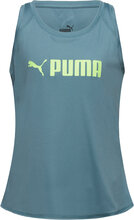 Puma Fit Layered Tank G T-shirts Sleeveless Blå PUMA*Betinget Tilbud
