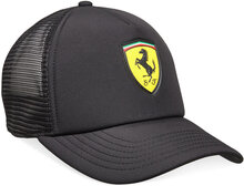 Ferrari Race Trucker Cap Sport Headwear Caps Black PUMA Motorsport