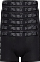 Puma Basic Boxer 6P Ecom Boksershorts Svart PUMA*Betinget Tilbud