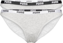 Puma Women Bikini 2P Hang Sport Panties Briefs Grey PUMA