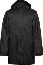 Padded Nylon Coat Outerwear Rainwear Rain Coats Black Rains