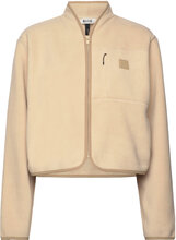 Durban Short Fleece Jacket T1 Tops Sweatshirts & Hoodies Fleeces & Midlayers Beige Rains