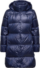 Water-Resistant Down Long Coat Foret Jakke Blue Ralph Lauren Kids