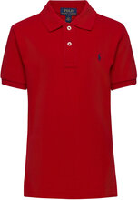 The Iconic Mesh Polo Shirt Tops T-shirts Polo Shirts Short-sleeved Polo Shirts Red Ralph Lauren Kids