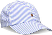 Cotton Seersucker Ball Cap Accessories Headwear Caps Blue Ralph Lauren Kids