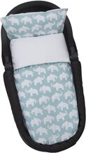Elephant Eco, Bed Set, Stroller/Cot, Grey Home Sleep Time Bed Sets Blue Rätt Start