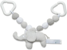 Elephant, Pram Toy, Grey Baby & Maternity Strollers & Accessories Stroller Toys Silver Rätt Start