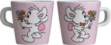 Little Hop, Cup With Handle, Pink Home Meal Time Cups & Mugs Cups Pink Rätt Start