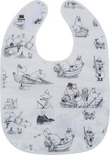 Moomin Archipelago, Bib Home Meal Time Bibs Sleeveless Bibs Hvit Rätt Start*Betinget Tilbud