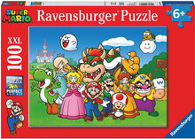 Super Mario Fun 100P Toys Puzzles And Games Puzzles Classic Puzzles Multi/patterned Ravensburger
