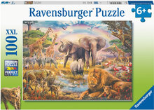 Wildlife 100P Toys Puzzles And Games Puzzles Classic Puzzles Multi/patterned Ravensburger