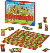 Super Mario Labyrinth Toys Puzzles And Games Games Board Games Multi/patterned Ravensburger