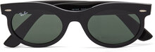 Wayfarer Oval Designers Sunglasses Round Frame Sunglasses Black Ray-Ban