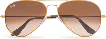 Aviator Large Metal Designers Sunglasses Aviator Sunglasses Brown Ray-Ban
