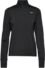 Wor Run 1/4 Zip Tops T-shirts & Tops Long-sleeved Black Reebok Performance