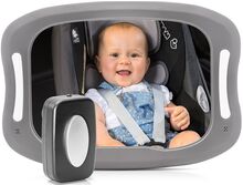 Babyview Led Car Safety Mirror With Light Baby & Maternity Grey Reer