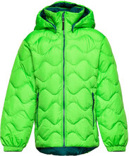 Down Jacket, Fossila Outerwear Jackets & Coats Quilted Jackets Grønn Reima*Betinget Tilbud