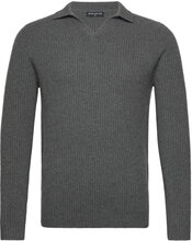 Laird Tops Knitwear V-necks Grey Reiss